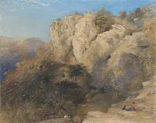 Paisaje rocoso en Gales